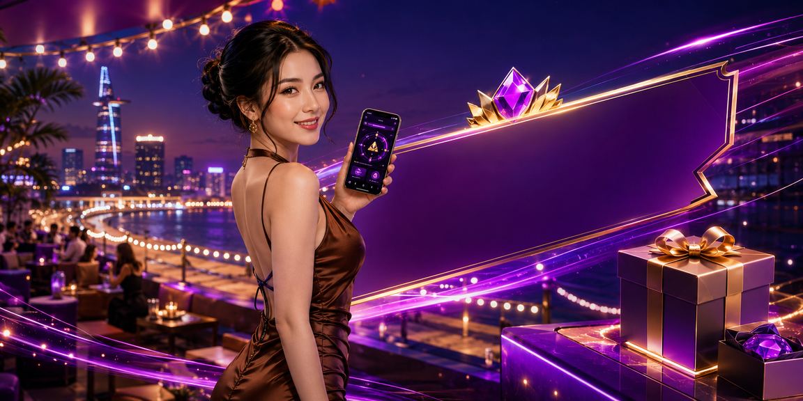 Người dùng tại TP.HCM xem kết quả xổ số và nhận thưởng VIP trên điện thoại bên ly cà phê